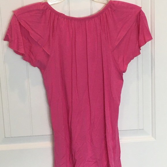 Michael Kors pink top short sleeves Size Small - Picture 3 of 3